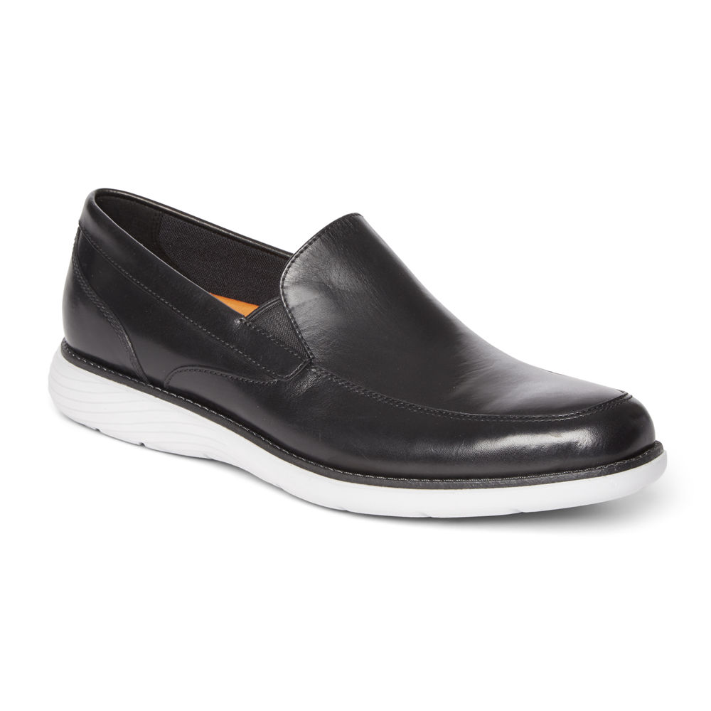 Rockport Mens Garett Venetian - Loafers Black - SMU937186